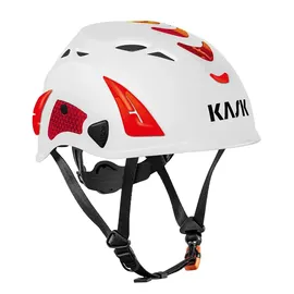 KASK Schutzhelm Superplasma AQ Hi Viz, EN 397, - weiß/rot
