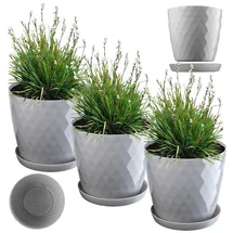 Kadax Rund 20 x 19 cm Grau