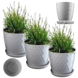 Kadax Rund 20 x 19 cm Grau