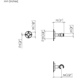 Dornbracht Brausehalter, 28050625-33,
