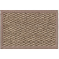 benuta Pure Fußmatte Greta Grau 60x90 cm - Moderner Teppich für Wohnzimmer