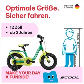 S'COOL S’COOL niXe 12 1-Gang Grün