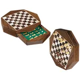 Philos Schachkassette Octagon, Reise, mini, Feld 13 mm, magnetisch