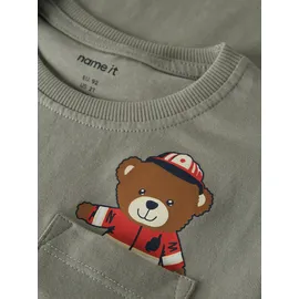NAME IT T-Shirt NMMVILIAN SS NREG TOP grau 122/128 EU