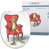 Schütte WC-Sitz Frog King Duroplast mit Absenkautomatik