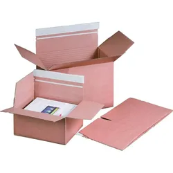 smartboxpro 480 x Automatikbodenkarton Selbstklebestreifen & Aufreißfaden 400x260x260mm