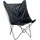 Beliani Sessel NYBRO Samtstoff 70 x 99 x 85 cm Schwarz