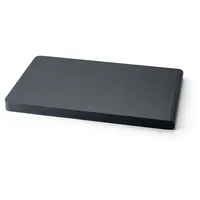 Continenta Hackbrett Schneidebrett Zellulosefaser 1-tlg. 46 x 30 cm Schwarz