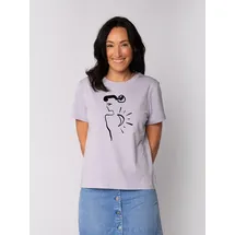 wat? APPAREL T-Shirt Self love in Lavender | Gr.: 34