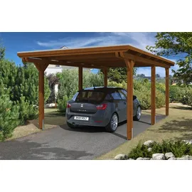 SKANHOLZ Emsland 3,54 x 6,04 m nussbaum