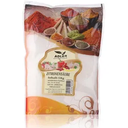 Adler Gewürze Zitronensäure Granulat 1000g