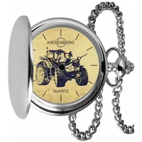 KIESENBERG Taschenuhr Vintage Silber Persönliches Geschenk für 8280 TTV Traktor Trecker Herren Uhr TA-5691