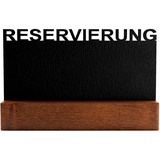 ALLboards doppelseitige Kleine Tafeln 4 Stück Set mit Staffelei, RESERVIERUNG, Kreidetafel