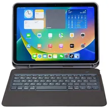 DEQSTER Slim Keyboard 2 für iPad 10.9" (10. Generation) Schwarz