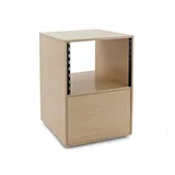 8U Studio Rack Cabinet von Gear4music Wood H-76cm B-52cm T-47cm
