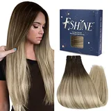 Fshine Sew in Extensions Echthaar Haar Tressen Echthaar Tressen Zum Einnähen