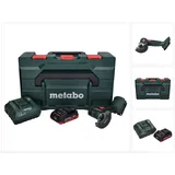 Metabo CC 18 LTX Akku Winkelschleifer 18 V 76 mm Brushless + 1x Akku 4,0Ah + Ladegerät + metaBOX