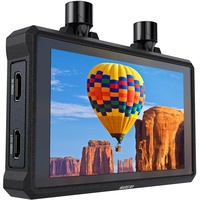 Hollyland Mars M1 Enhanced Kamera Field Monitor 4K HDMI & SDI Video Funkstrecke Reichweite 150m Latenz 0.08s FHD 1920x1080 1000nit 5.5" Touch 3D LUT APP Videoüberwachung DC-Out Schnittstelle (1 Set)