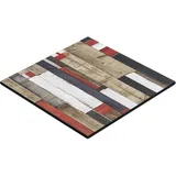 GGM Möbel Bistro HPL Tischplatte | Vintage Bunt | B:T 60 x 60 cm | Gastro HPL Tischplatte