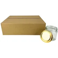 BIENEN SCHMIDT 60x Twist Off Honigglas 250g Rundglas mit