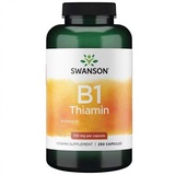 Swanson Vitamin B-1 Thiamin, 100mg, 250 Kapseln