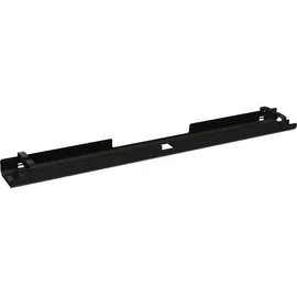 SOENNECKEN Kabelkanal horizontal beidseitig abklappbar für Tische B2000mm sw