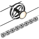 Paulmann 94494 Seil-Basissystem GU5,3 max. 8x7,5W 230/12V Schwarz matt