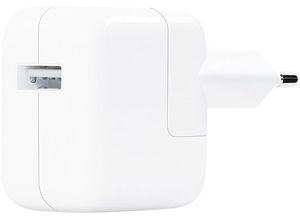 Apple USB-Ladegerät MGN03ZM/A Power Adapter, 2,4A, 12W, weiß, 1x USB A, BULK, 1 Port