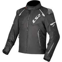 LS2 Zoom Motorrad-Textiljacke Schwarz L