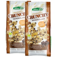 Allos Bio Amaranth Crunchy, Schokolade 2x400 g Müsli