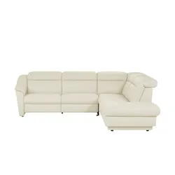 himolla Ecksofa Leder 9707 , creme , Maße (cm): B: 275 H: 84 T: 245.0