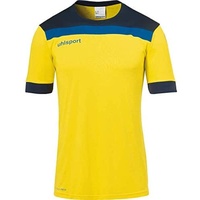 Uhlsport Offense 23 Trikot kurzarm limonengelb/marine/azurblau 140