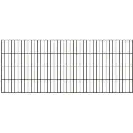 GAH Alberts Doppelstab-Gittermatte 200 x 80 cm Anthrazit/Stahl