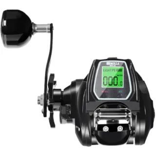 Milageto Elektrische Angelrolle, Baitcastingrolle, leichte, Glatte Süßwasser-/Salzwasser-Angelrolle, Verhältnis 6,4:1, elektronische Baitcaster-Angelrolle, Linke Hand