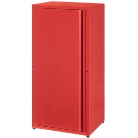 [en.casa] Burlöv Aktenschrank 88 x 40 x 35 cm rot