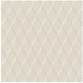 Profhome Gr322302-Di 3D Tapete Rauten Muster Creme Beige Seiden-Grau 0,53 m x 10,05 m 5,33 m2