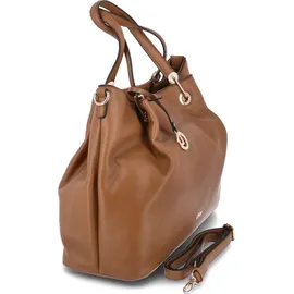 L.Credi Ebony Shopper cognac