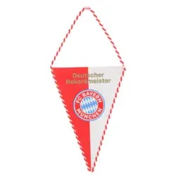 FC BAYERN Autowimpel 12x10cm Logo rot/weiß 34544 mit Saugknopf