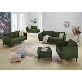 Jockenhöfer Sessel JOCKENHÖFER GRUPPE "Novara", grün (dunkelgrün), B:86cm H:86cm T:85cm, Korpus: 100% Polyester, Sessel, Sessel, mit attraktiver Steppung, Rauten-Biesennähte, frei im Raum stellbar