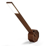 Gingko Octagon ONE Desk LAMP - Walnut