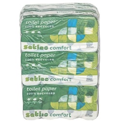 satino comfort Toilettenpapier 3-lagig - 72 Rollen weiß