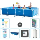 Rechteckiger Frame Pool - 450x220x84 Cm - 7-teilig  S142