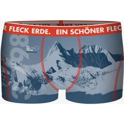 Ein schöner Fleck Erde Boxershorts DU Bist Grossglockner hellblau XL