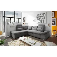 Ed exciting design Ecksofa Nalo L-Form, mit Bettfunktion, Armteilverstellung,