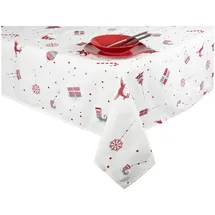 Excelsa Tischdecke Merry Christmas 140 x 180 cm Bunt