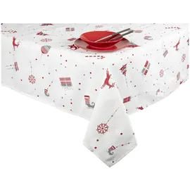 Excelsa Tischdecke Merry Christmas 140 x 180 cm Bunt