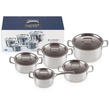 Le Creuset 3-ply Topf-Set 5-tlg. 3 x Fleischtopf + Bratentopf + Stielkasserolle