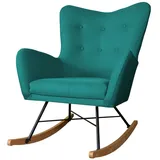 Schaukelsessel Sessel CLOVIS in diversen Stoff und Farbvarianten