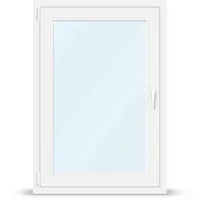 Plastikfenster, PVC-Fenster aluplast IDEAL® 4000, Weiß, 90 x 130 cm, einteilig, 2-fach Verglasung, individuell konfigurieren