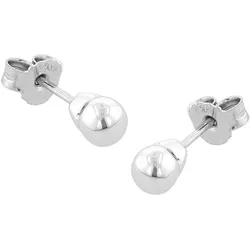 trendor 69685 Damen Ohrringe Silber 925 Kugel-Stecker
